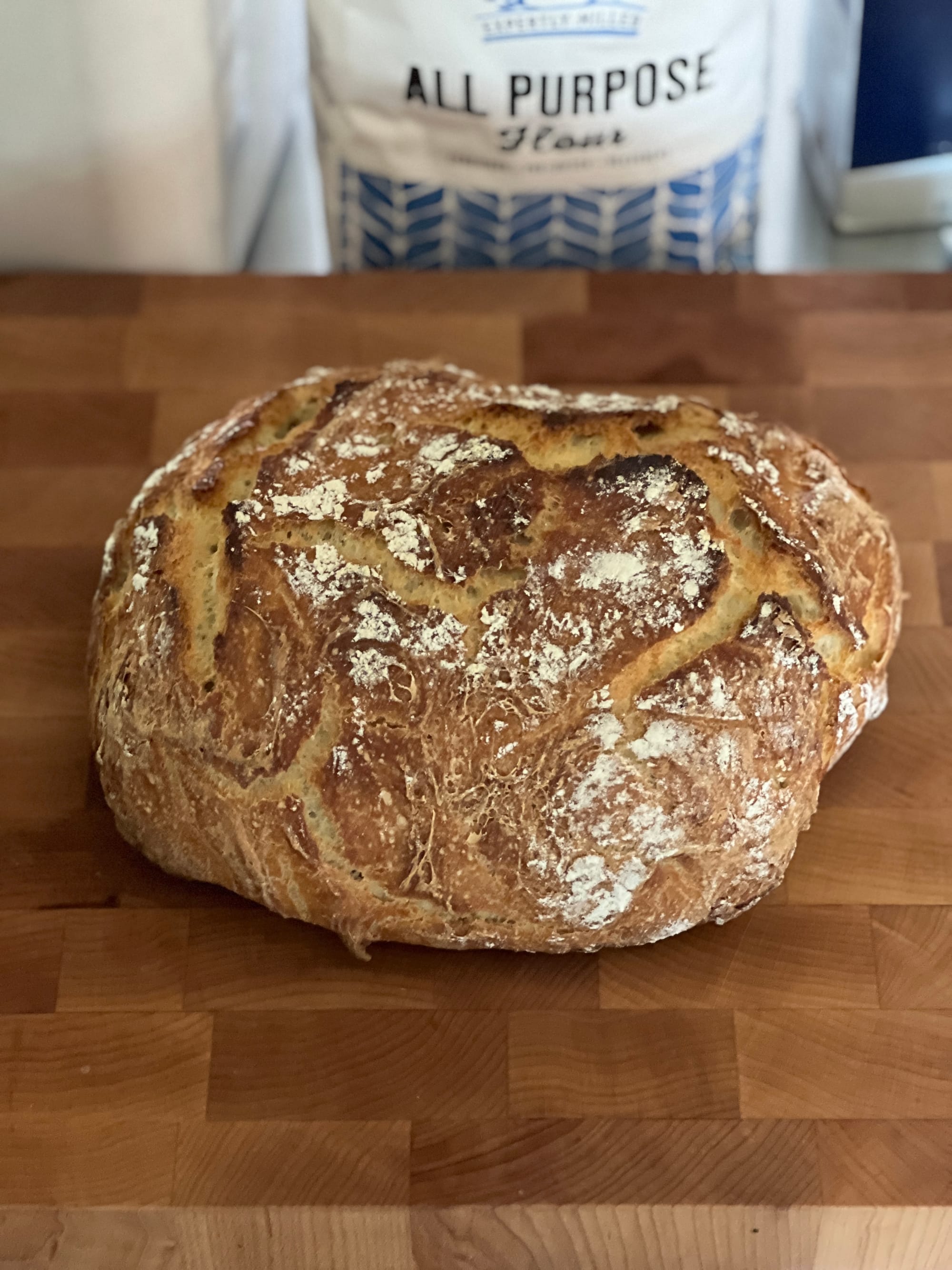 Did a take a portrait mode photo of this loaf of bread I baked? Of course I did.